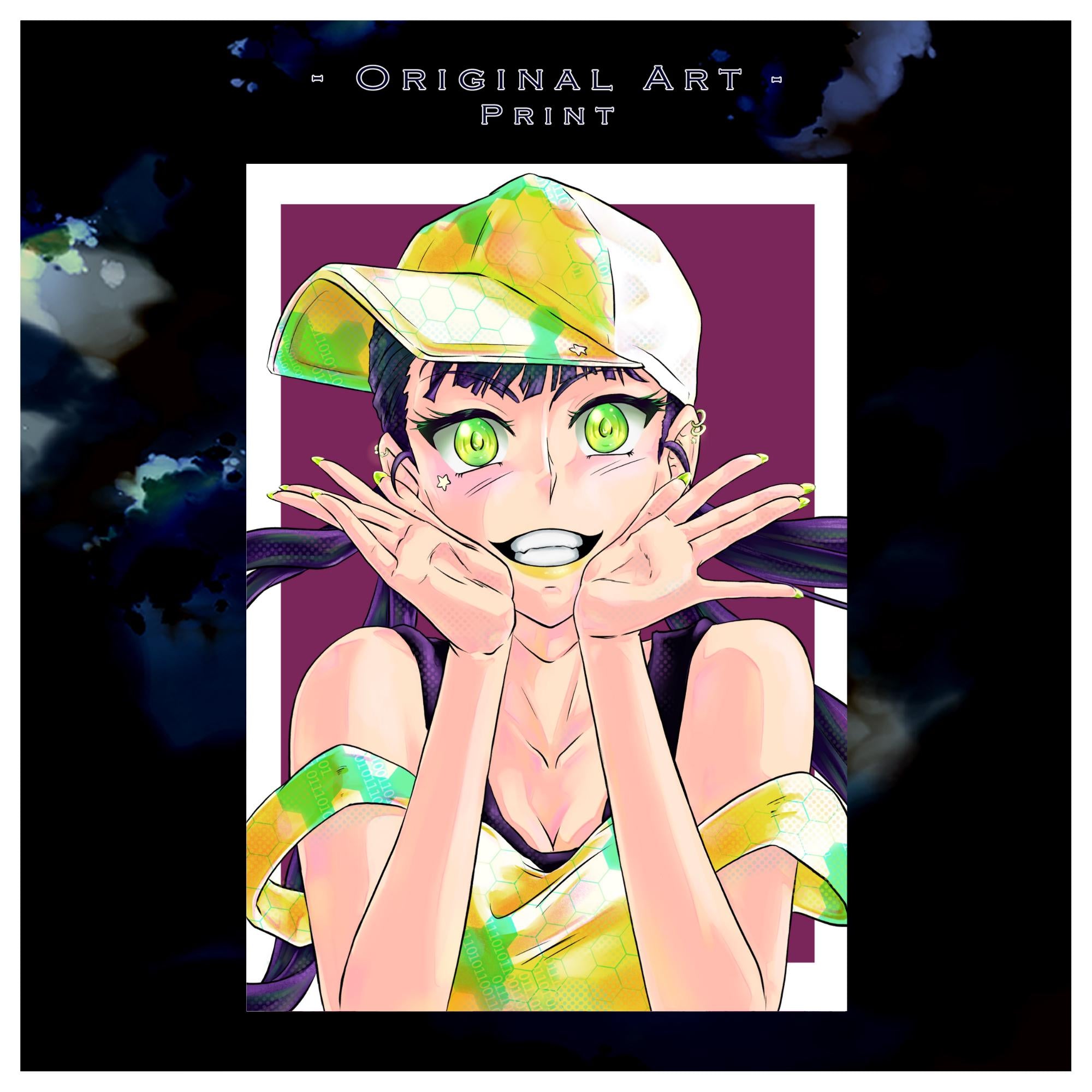 Cappy Shizu - Original Charakter, Kunstdruck