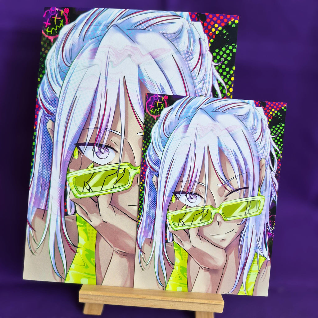 Neon Aoi - Original Charakter, Kunstdruck