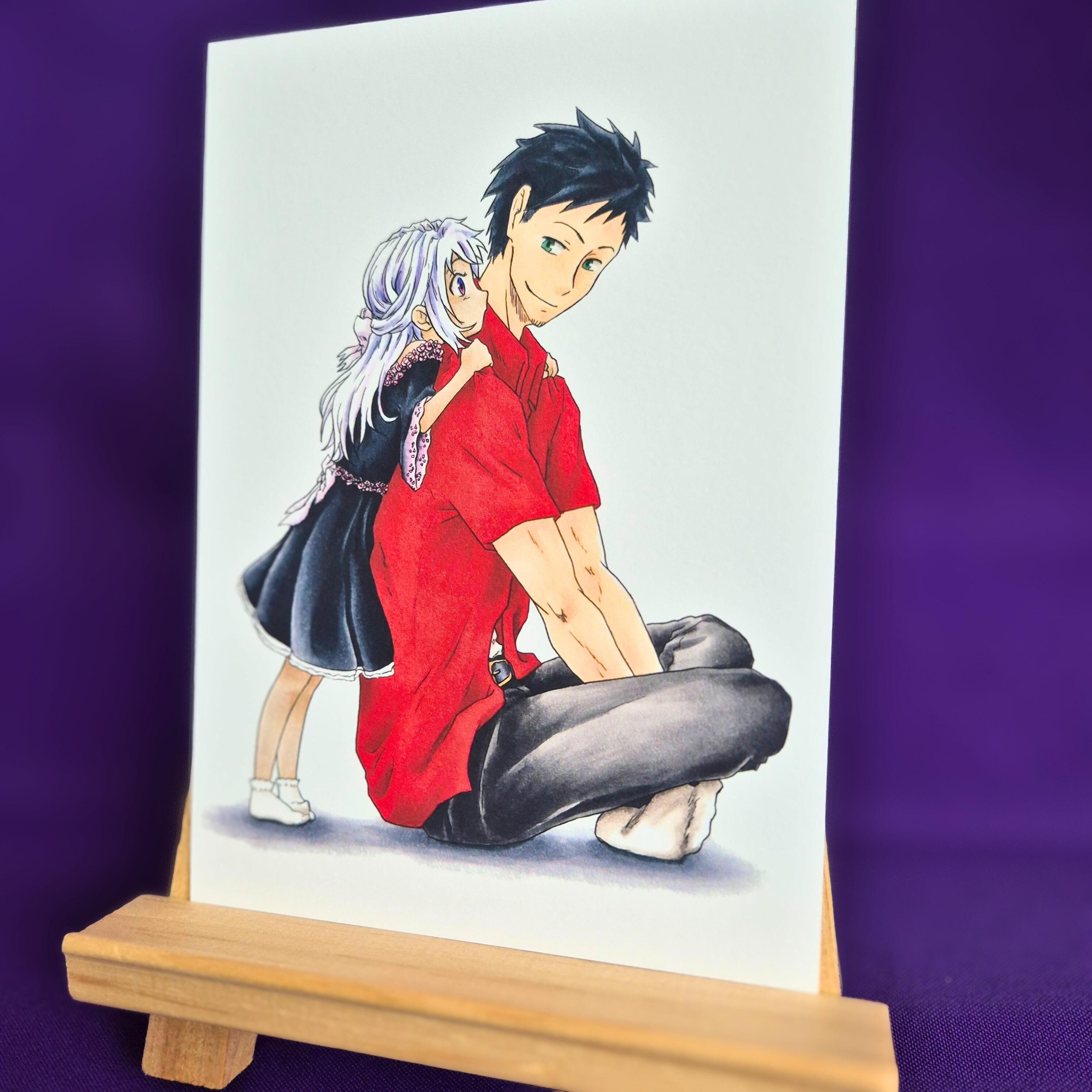 Nanami & Klein Aoi - Kunstdruck, Original Charaktere