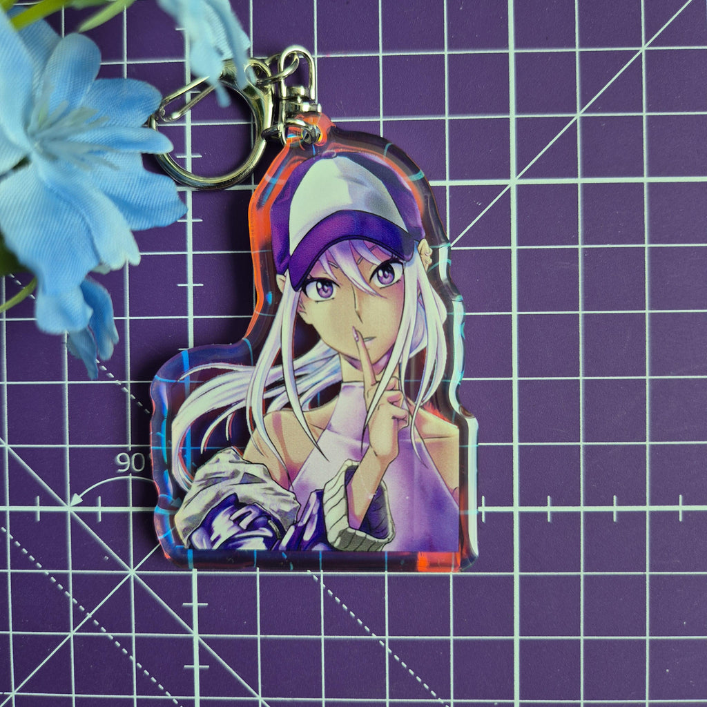 Cappy Girls Schlüsselanhänger mit Doppel Epoxy, eigener Charakter