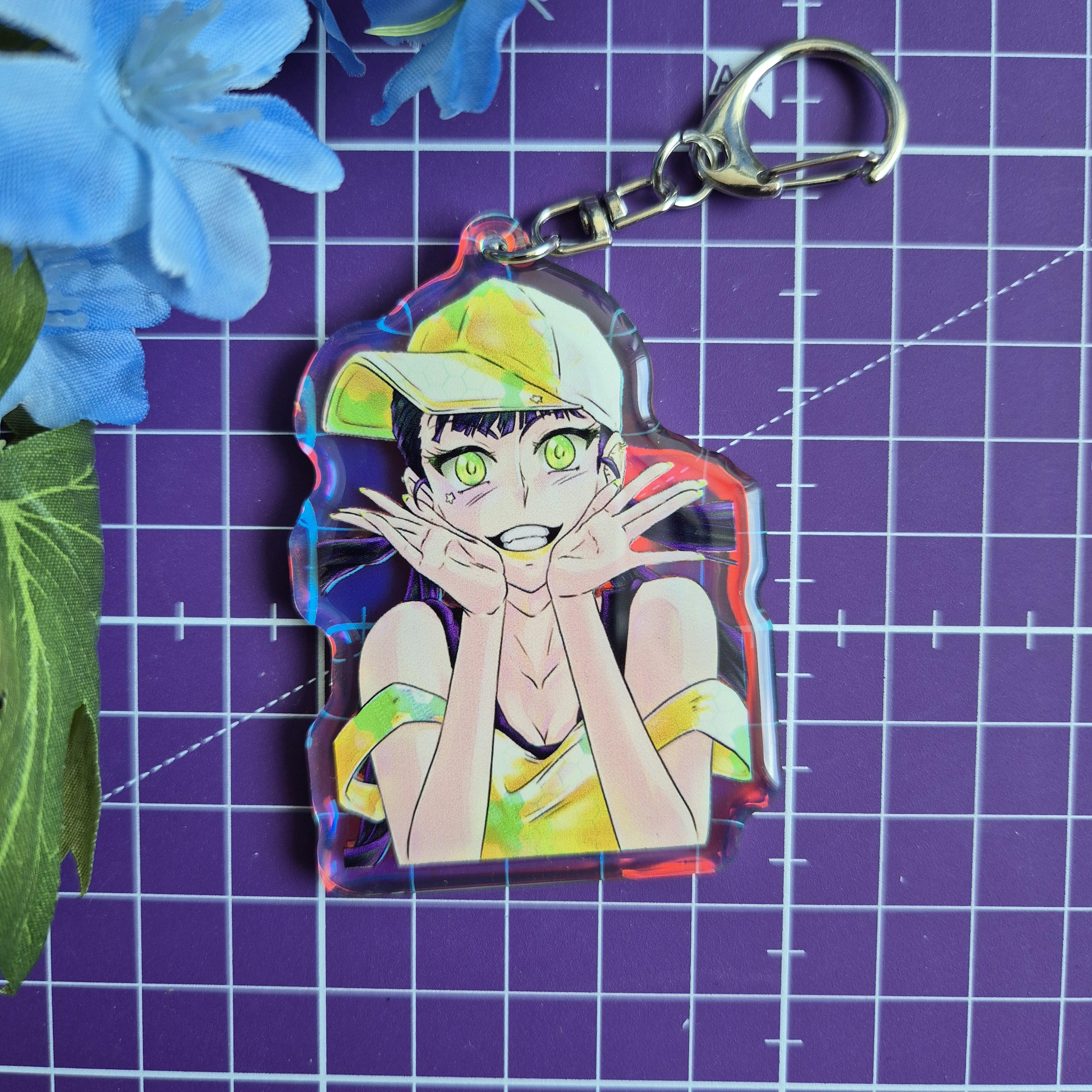 Cappy Girls Schlüsselanhänger mit Doppel Epoxy, eigener Charakter