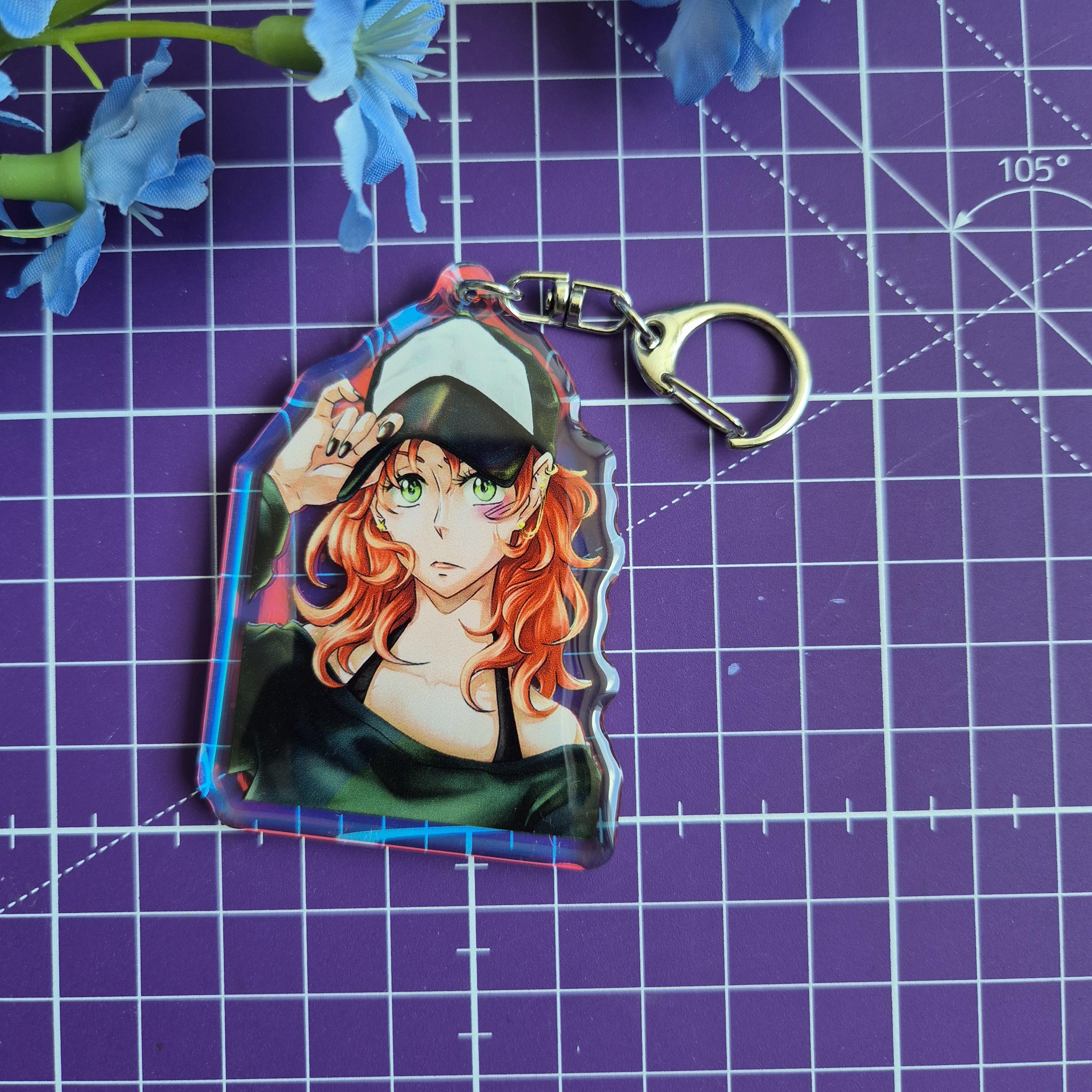 Cappy Girls Schlüsselanhänger mit Doppel Epoxy, eigener Charakter