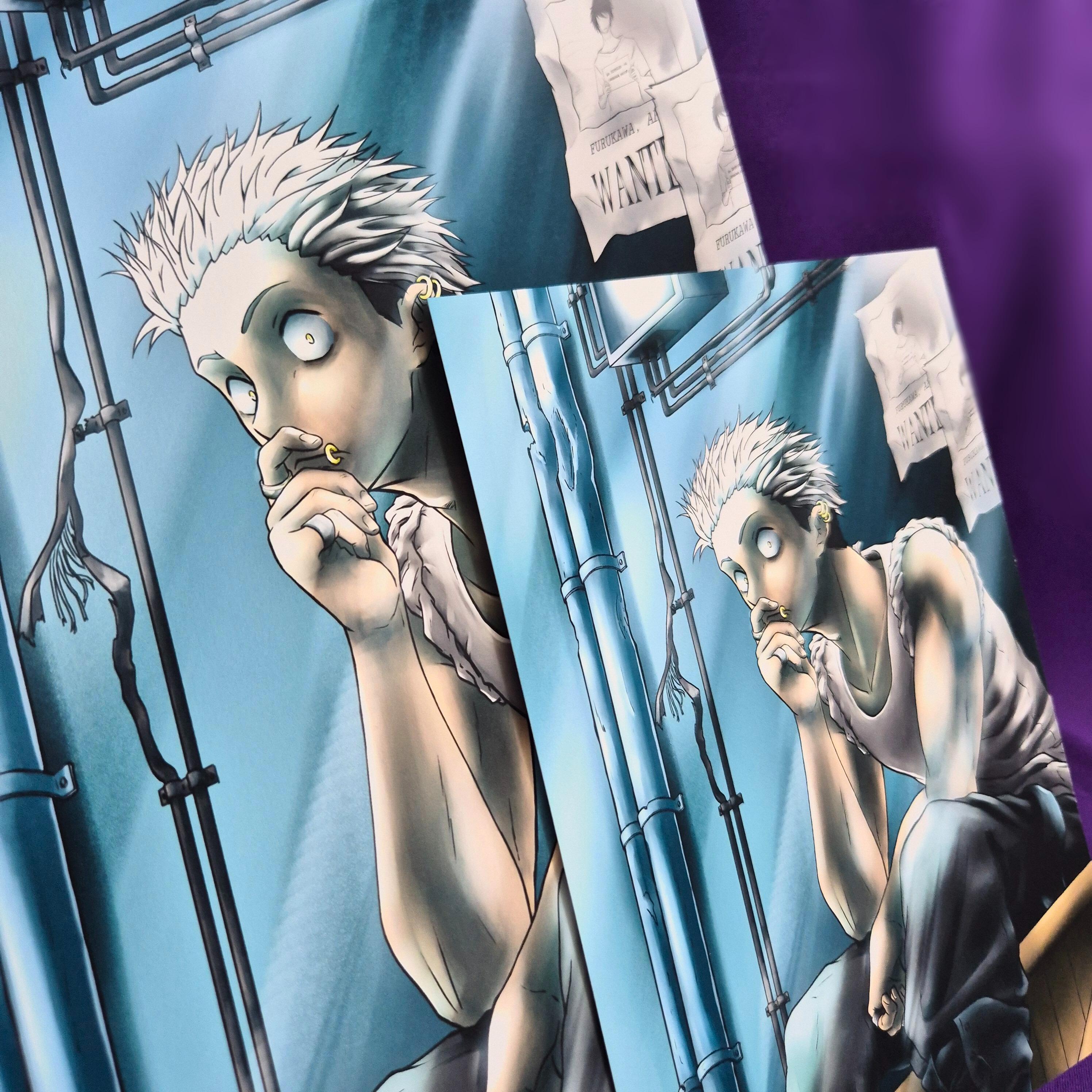 Akito Wanted - Original Zeichnung, Kunstdruck