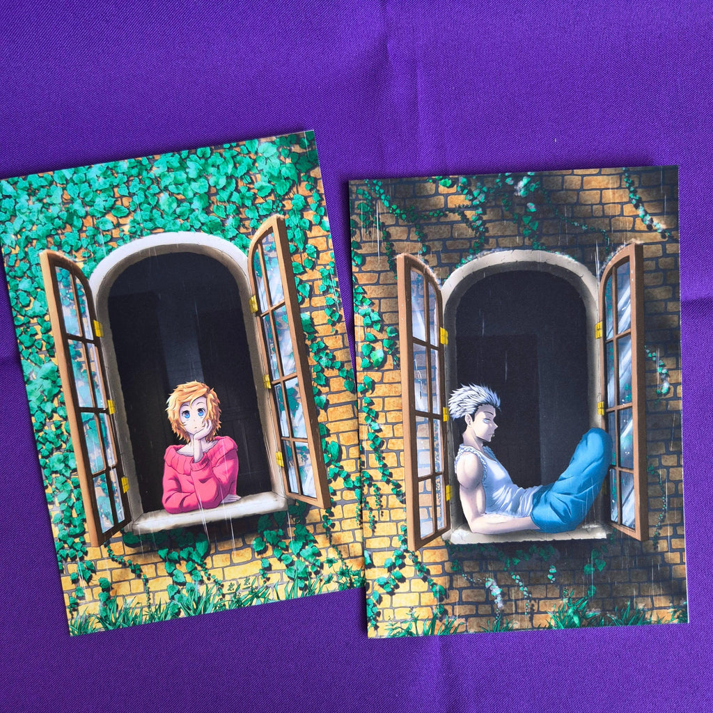 Rainy Day - Yui Vers. - Original Charakter, Kunstdruck