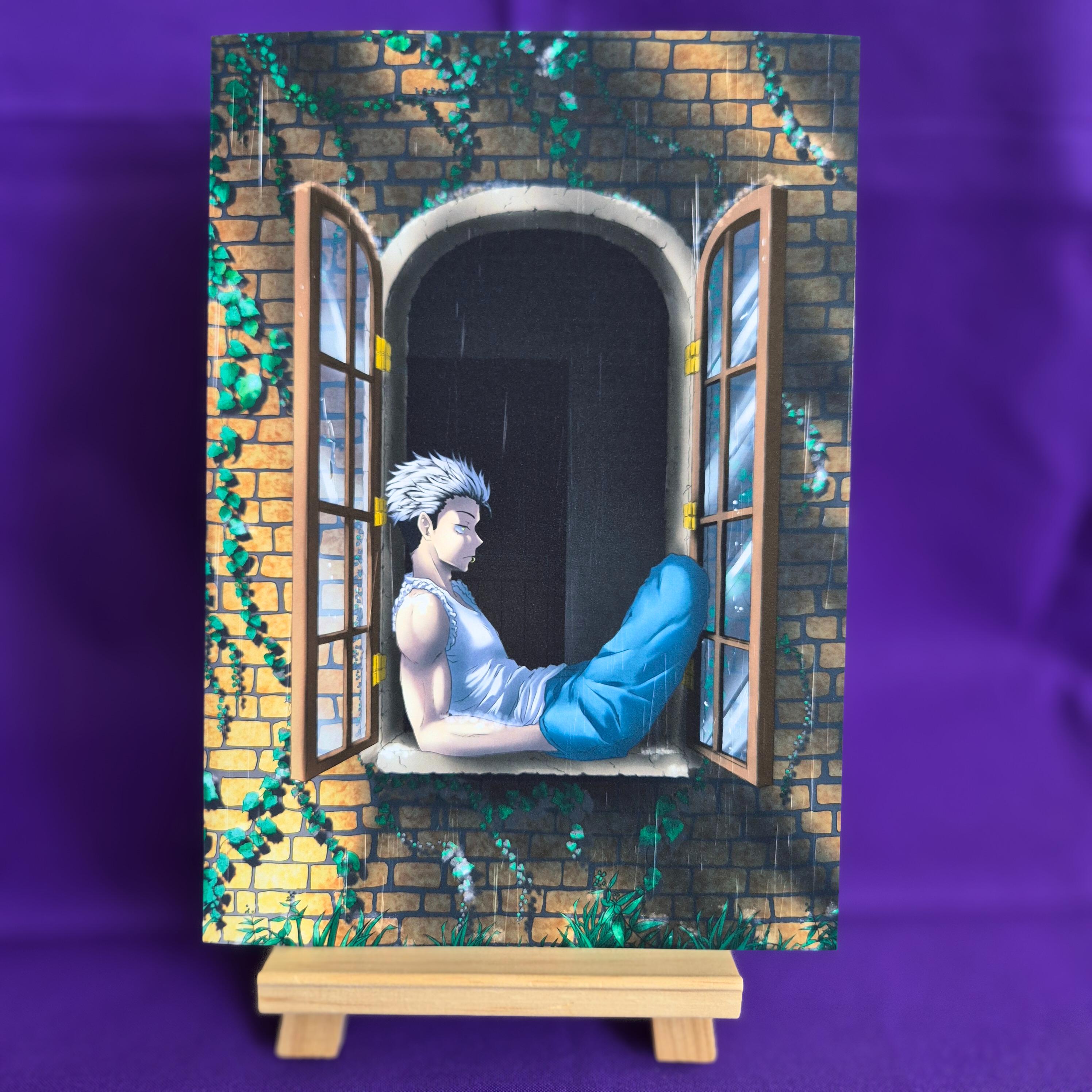 Rainy Day - Akito Vers. - Original Charakter, Kunstdruck