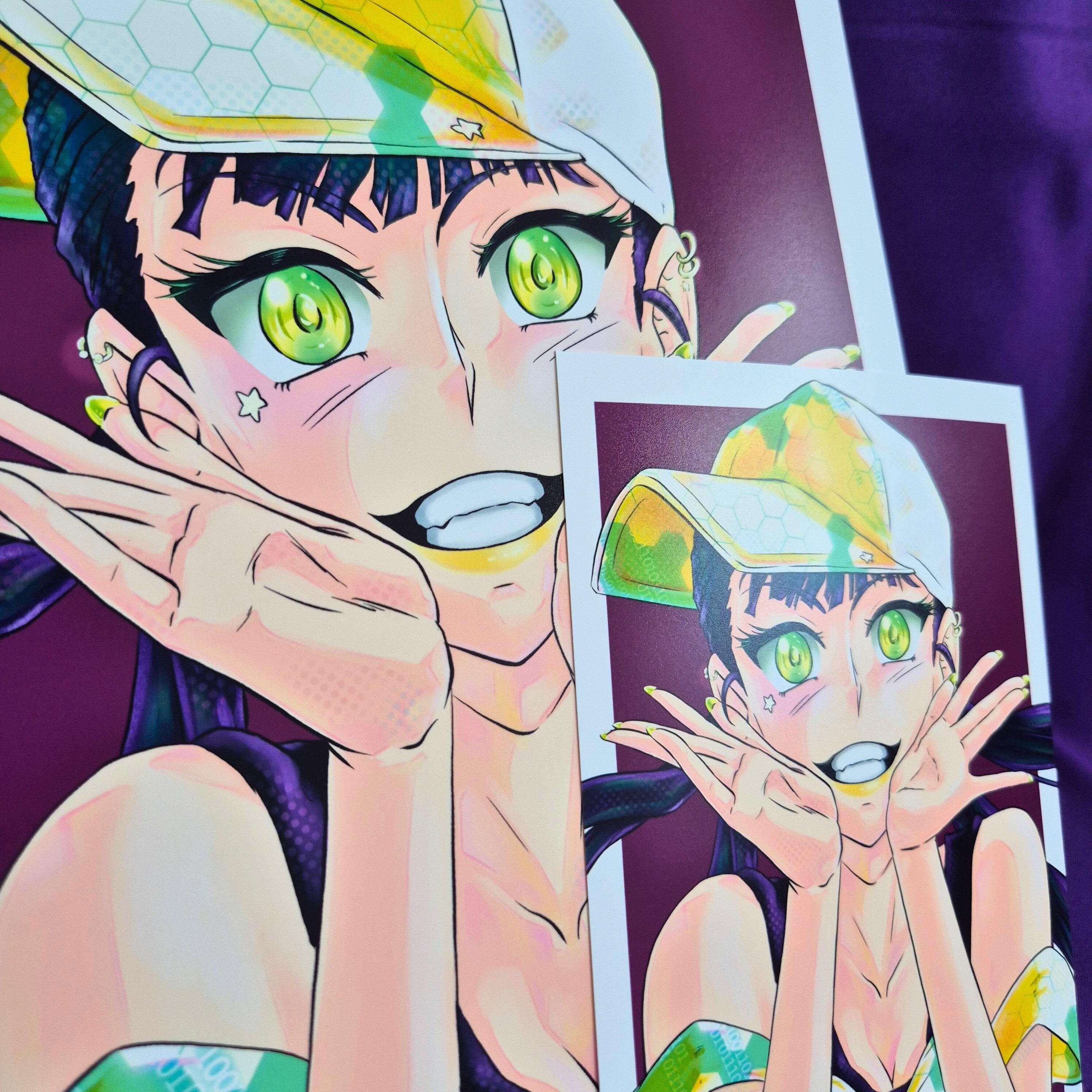 Cappy Shizu - Original Charakter, Kunstdruck