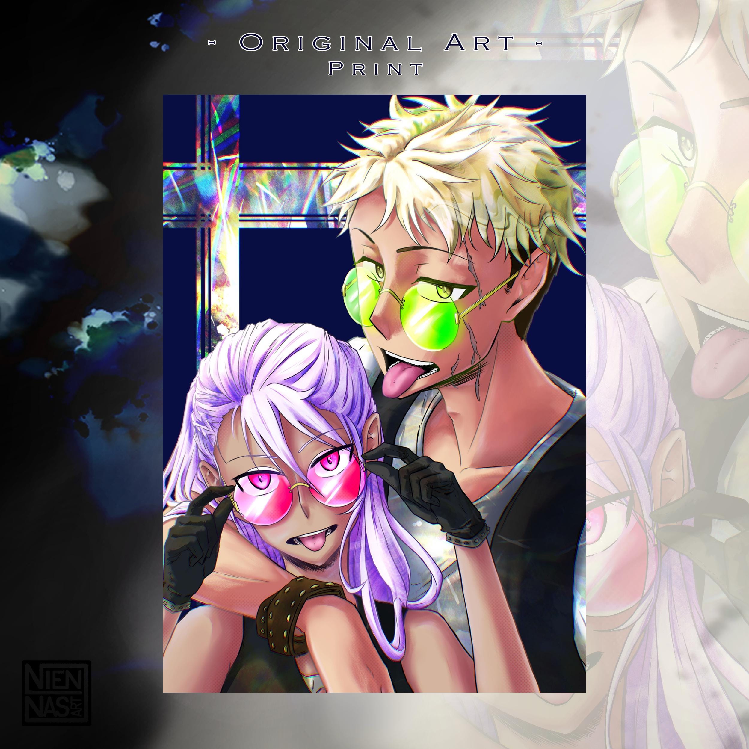 Bad Aoi x Kenji - Original Charaktere, Kunstdruck