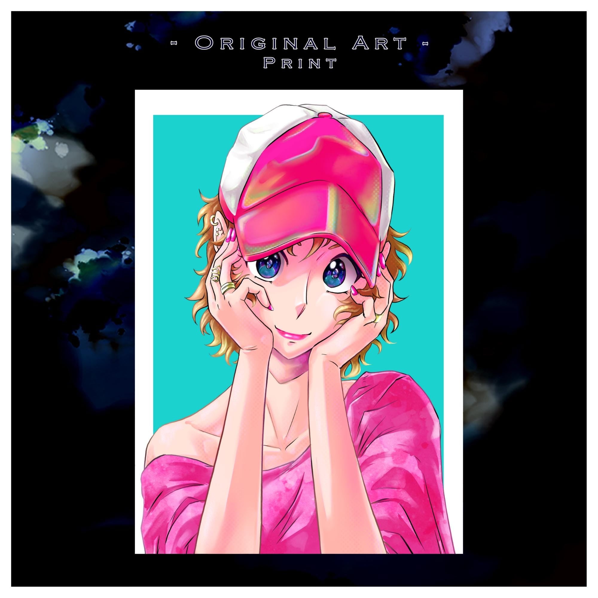 Cappy Yui - Original Charakter, Kunstdruck