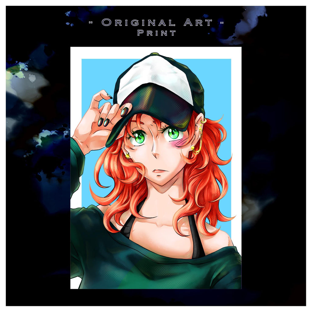 Cappy Mami - Original Charakter, Kunstdruck