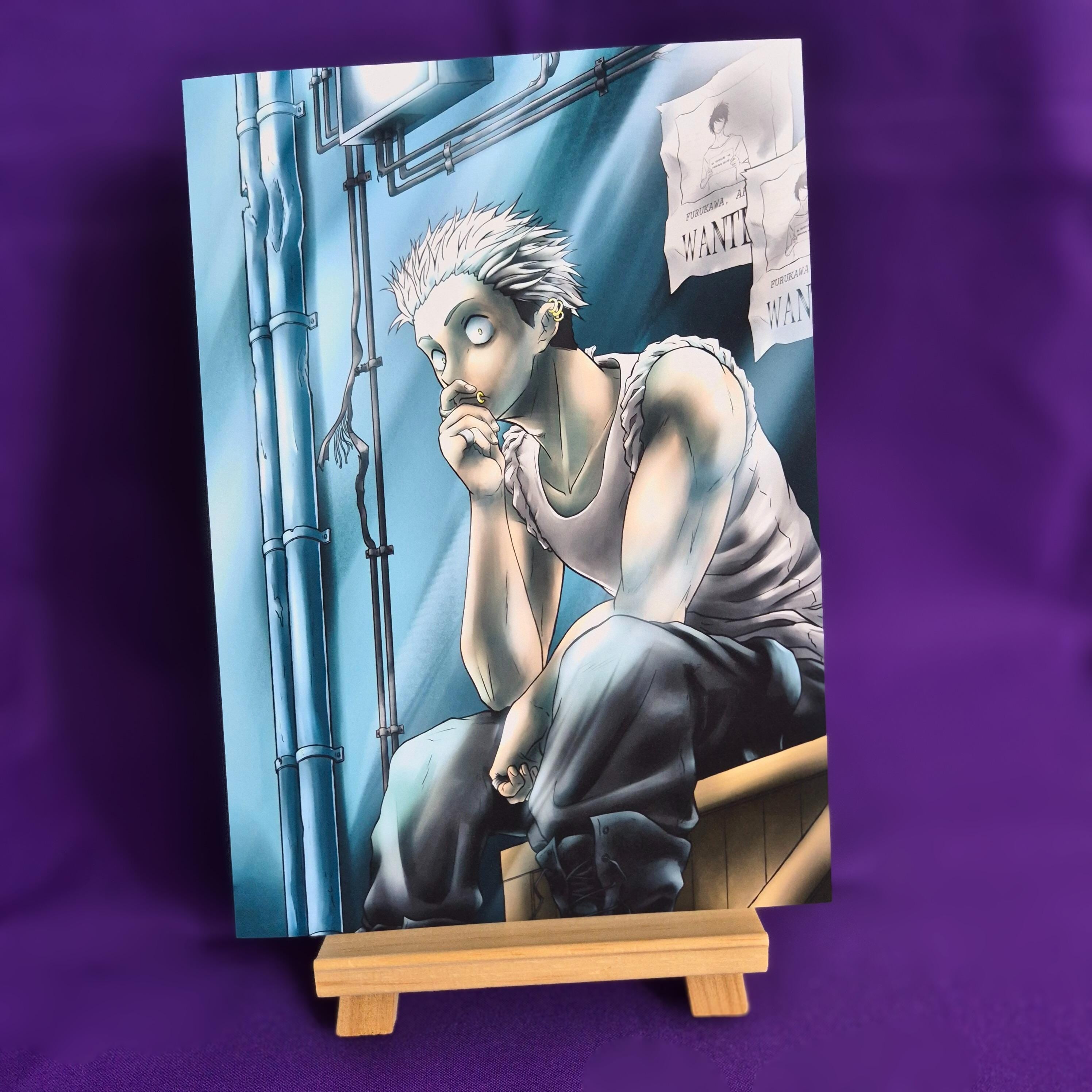 Akito Wanted - Original Zeichnung, Kunstdruck