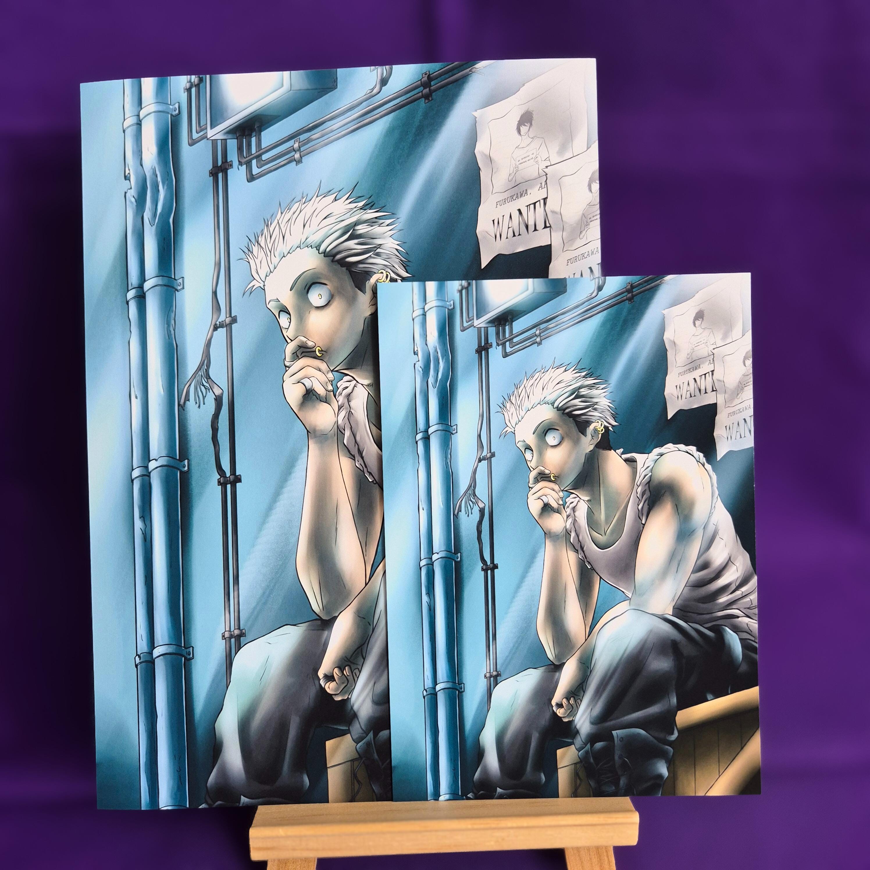 Akito Wanted - Original Zeichnung, Kunstdruck