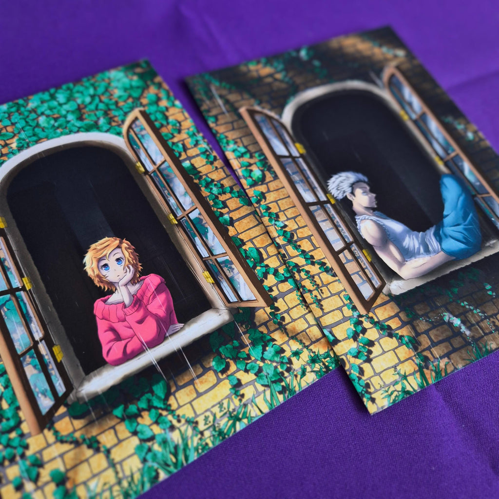 Rainy Day - Yui Vers. - Original Charakter, Kunstdruck