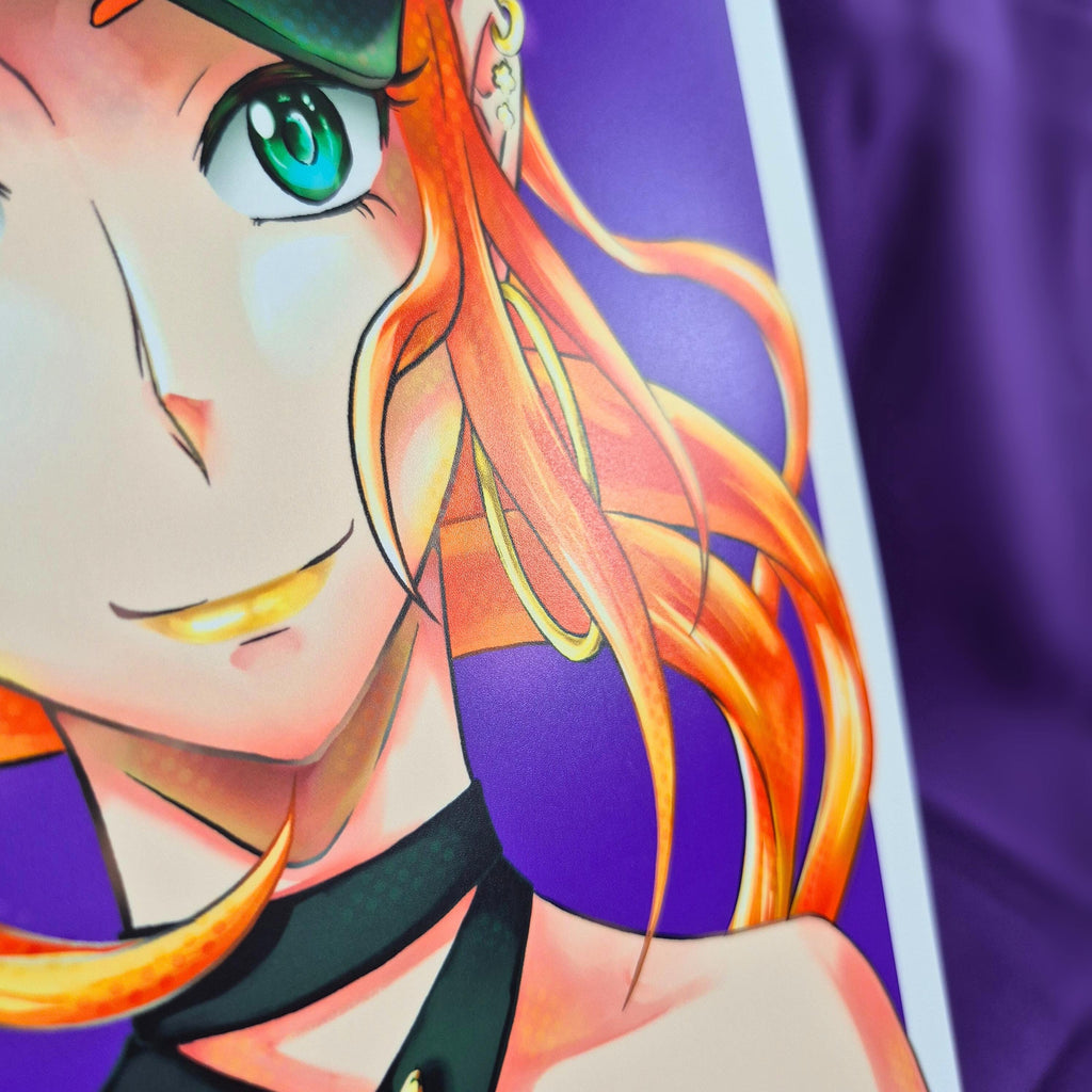 Cappy Rika - Original Charakter, Kunstdruck